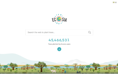 Ecosia محرك البحث الذي يزرع الأشجار!