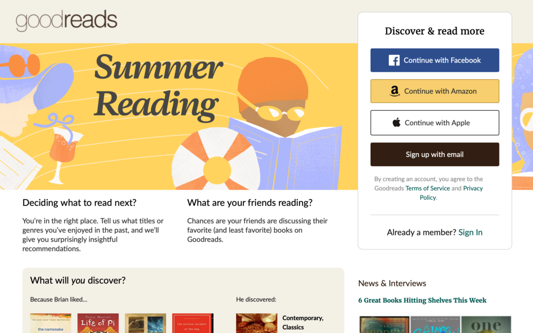 لماذا حذفت حسابي في GoodReads؟